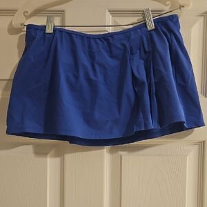 Lands' End pleated swim skirt